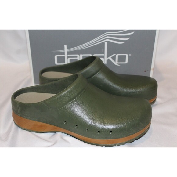 Dansko Women's Kane Molded EVA Clog Size 42 EU 11.5-12 US OLIVE GREEN NATURAL - Picture 1 of 6